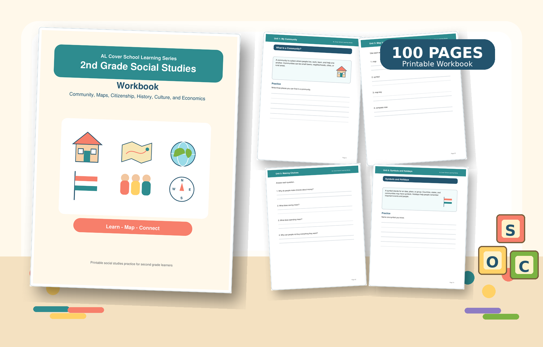 2nd Grade Social Studies Workbook