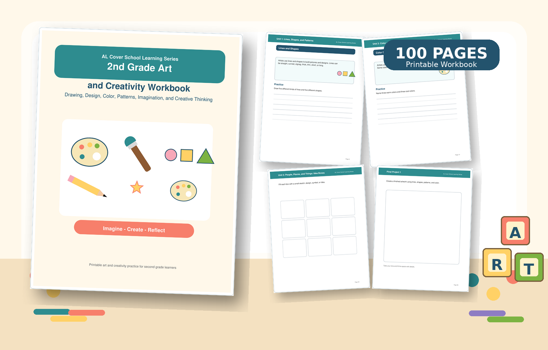 2nd Grade Art and Creativity Workbook