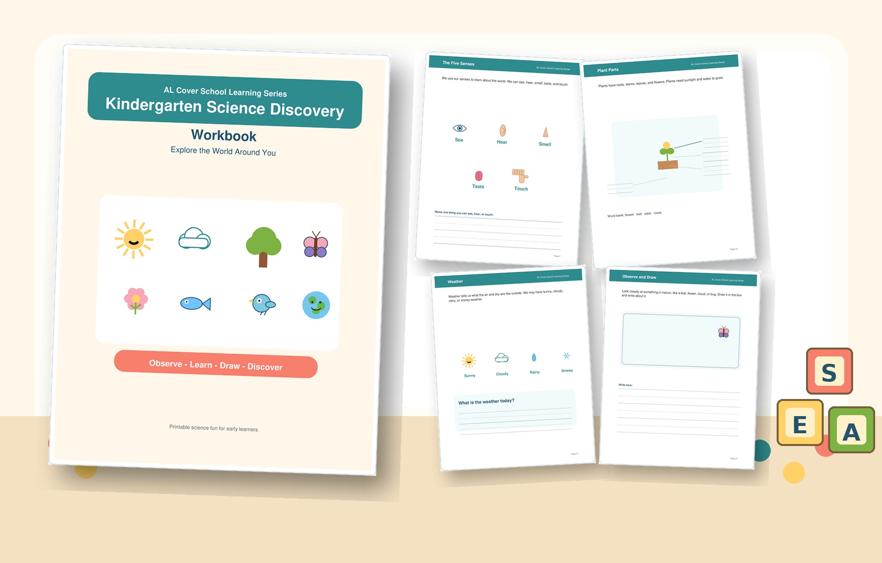 Kindergarten Science Discovery Workbook