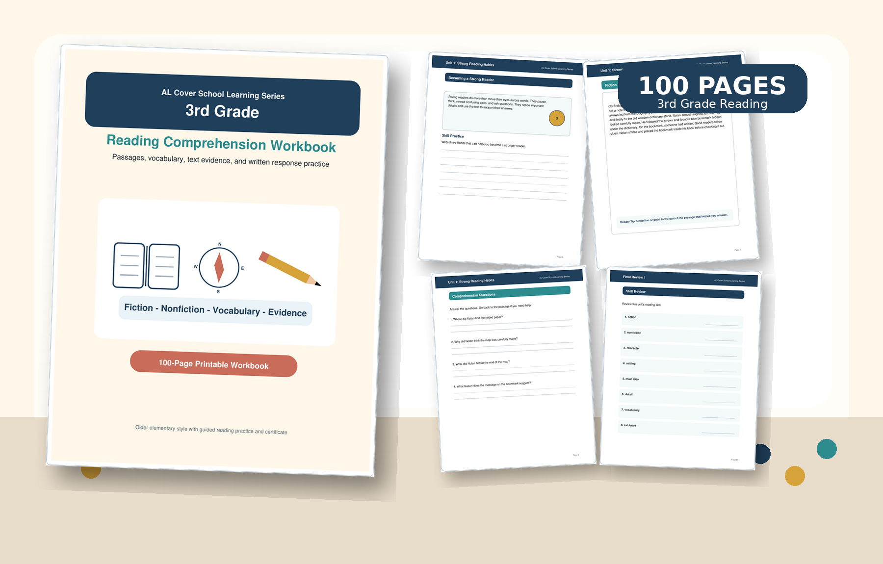 3rd Grade Reading Comprehension Workbook