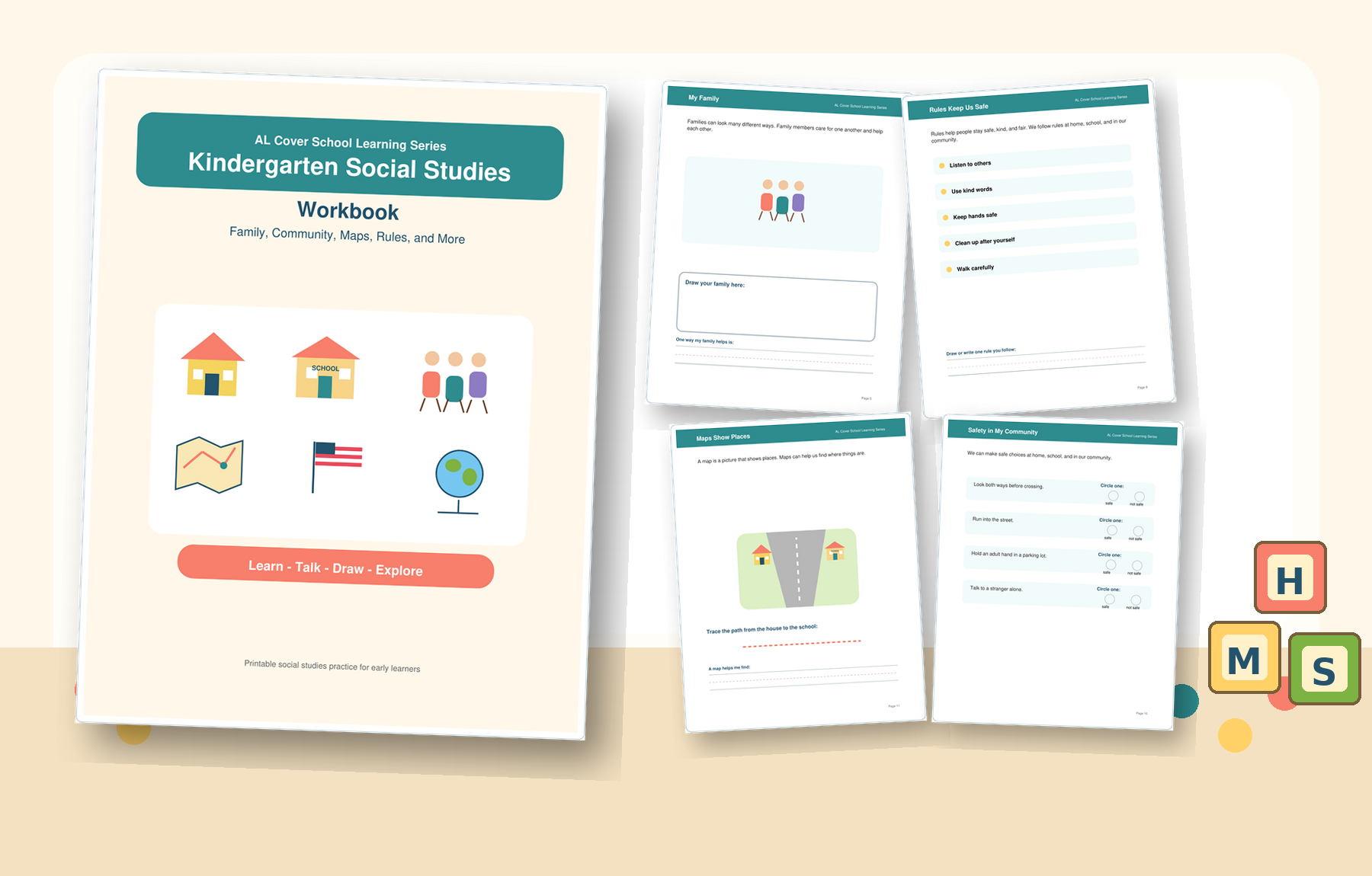 Kindergarten Social Studies Workbook