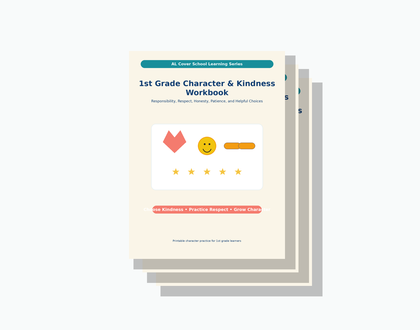 1st Grade Character & Kindness Workbook