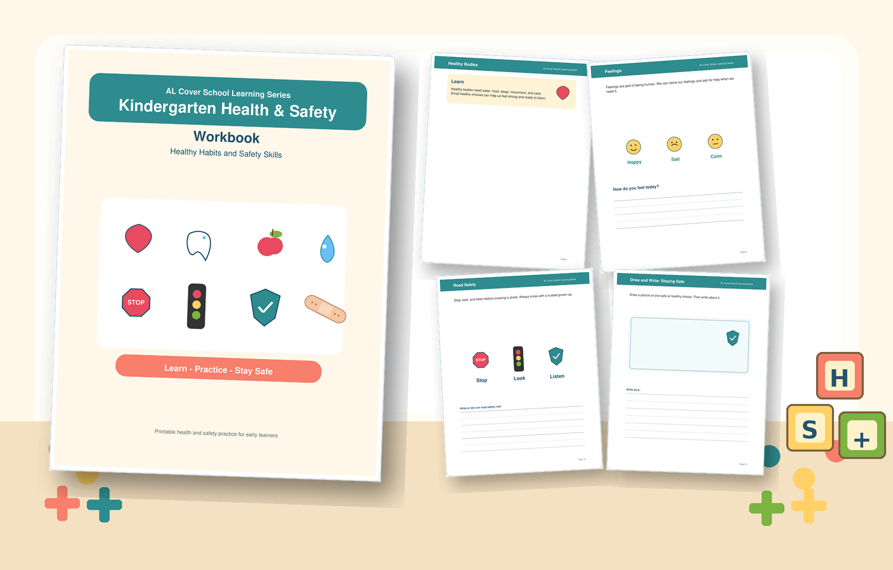 Kindergarten Health & Safety Workbook